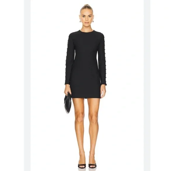 chinese dress ladies Ferrera Midi Dress - Black